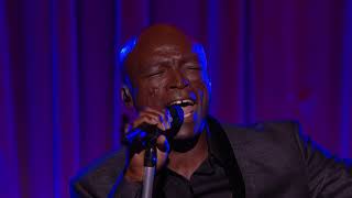 Seal performing  &quot;Luck Be A Lady&quot;