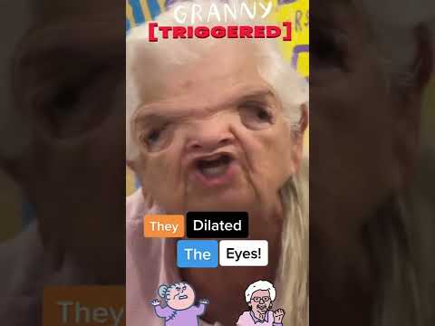 Angry Grandma Gets Eyes Dilated | Compilations Or Die Tik Tok Meme #shorts 😡😮🤣
