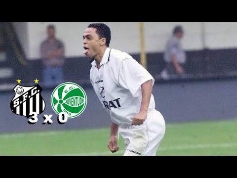 Santos 3 x 0 Juventude - 17/10/1999-Com Hat-trick de Dodô, Peixe bate Juventude pela 1ª vez na Vila
