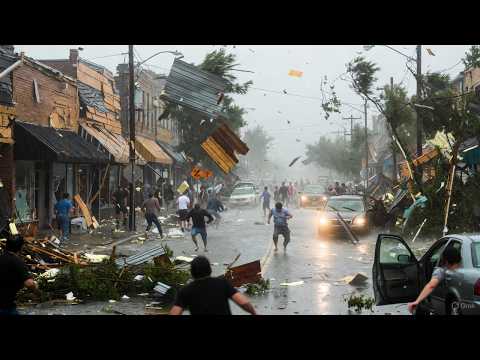 SANTA CATARINA EM CAOS! Temporal provoca desabamento em empresa e destrói casas em Videira!