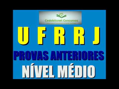 UFRRJ CONCURSO PÚBLICO MATERIAL GRATUITO PROVAS QUESTÕES SIMULADO CURSO APOSTILA  UNIVERSIDADE FEDER