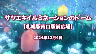 2024年12月4日 サツエキイルミネーションのドーム【札幌駅南口駅前広場】