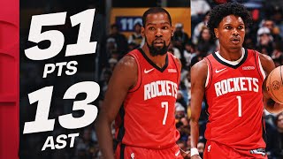 Kevin Durant - Amen Thompson - Houston Rockets - Los Angeles Lakers