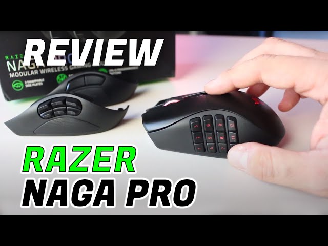 Vídeo relacionado con Razer Naga V2 HyperSpeed - Ratón Inalámbrico Ergonómico para Juegos MMO, 19 Botones Programables, Hyperspeed, hasta 250 Horas de Duración De La Batería, Sensor Óptico Focus Pro 30K, Negro