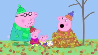 Peppa Pig - Windy Autumn Day english and russian subtitles