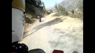 preview picture of video 'Dangerous bike riding Kathmandu to Hetauda Part II'