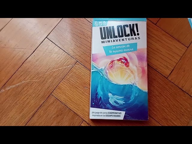 Vídeo relacionado con Asmodee Unlock! Mini La canción de la Espuma Marina, Juego de Cartas, A Partir de 10 Años, De 1 a 6 Jugadores, 30-45 Minutos por Partida, Español