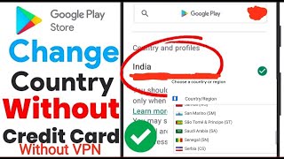 How To Change Country in Google Play Store 2022 | No Root |