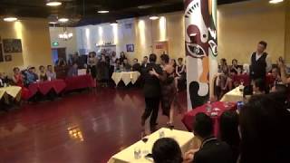 Juan Malizia y Manuela Ross en Chengdu Rosa Tango