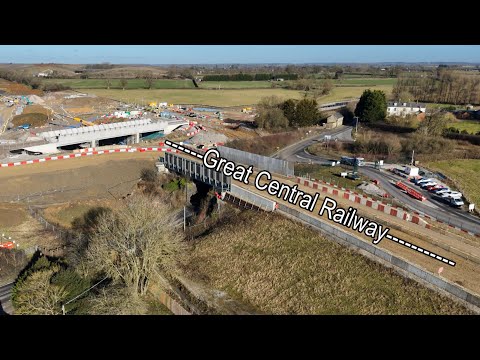 2025-01-31 A4421 Buckingham Road Overbridge