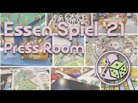 Walking through Essen Spiel 2021 - Press Room