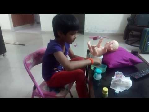 Siyona with Baby Alive