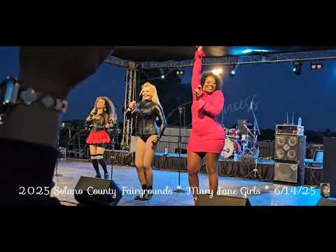 The Mary Jane Girls @ Solano County Fairgrounds   Vallejo Ca.  6/14/2025 #FrontRowActivities