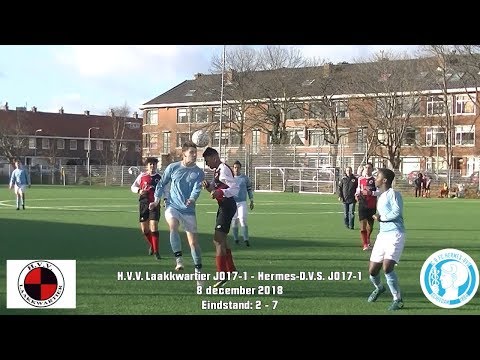 Samenvatting HVV Laakkwartier JO17-1 - Hermes-D.V.S. JO17-1