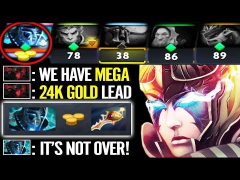 Last man Standing Defend MegaCreeps - Phantom Assassin Divine Comeback Dota 2 gameplay