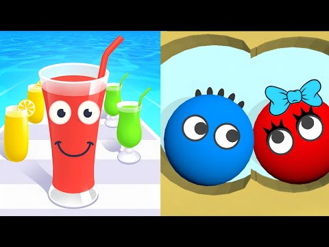 Juice Run Vs Lucky Balls - Up To Max Level SpeedRun Gameplay 