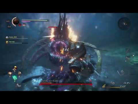Nioh 2 - Yatsu No Kami Boss Fight - The Viper's Sanctum