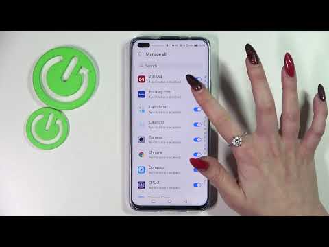 Honor 50 Lite - How To Turn On & Off App Notifications