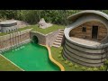 101 Days Building A Luxury Dipping House With Private Pools Real Life Survival Build