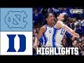 North Carolina Tar Heels Vs Duke Blue Devils Full Game Highlights ESPN College Basketball