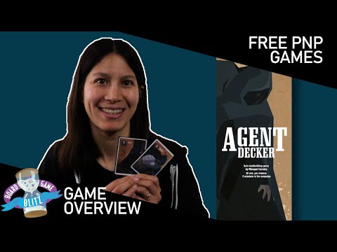 Agent Decker Overview | Free PnP Games