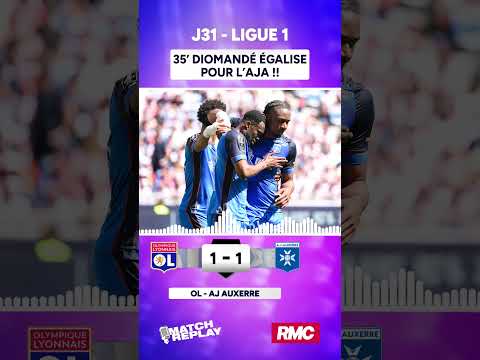 OL 3-2 Auxerre : Lyon s’est fait peur, mais Lyon s’impose, les comms RMC !