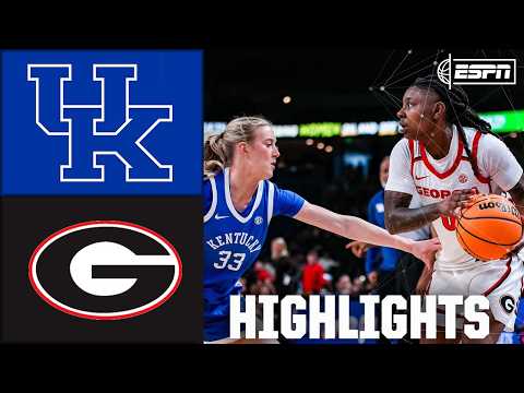 Kentucky Wildcats vs. Georgia Lady Bulldogs | SEC WBB Tournament Highlights | ESPN CBB