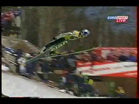 Adam Małysz - 225m - Planica 2003 - Trial Round - Old Personal best (very emotional commentary)