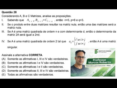 IFSC - 2019 - Questão 28 - SC