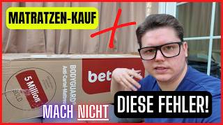 Matratze - Vermeide diese 3 Fehler! (z.B. Bett1 bodyguard)