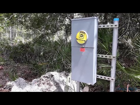 Power Pedestal with 200amp main service ~How I Did It~