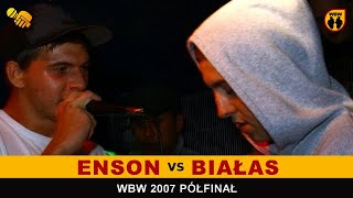 Białas 🆚 Enson 🎤 WBW 2007 Półfinał (freestyle rap battle)