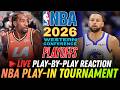 GSW VS CLIPPERS 2026 NBA PLAY IN TOURNAMENT Basketball Play By Play Reaction Scoreboard