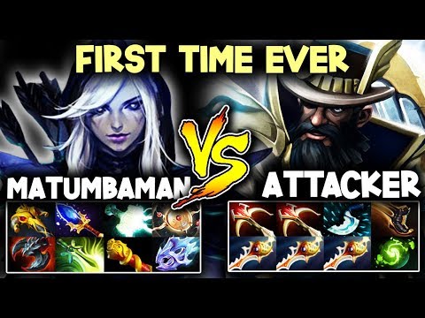 Attacker Kunkka Vs Matumbaman Drow Ranger Intense Mega Creeps Defend Patch 7.18 Dota 2