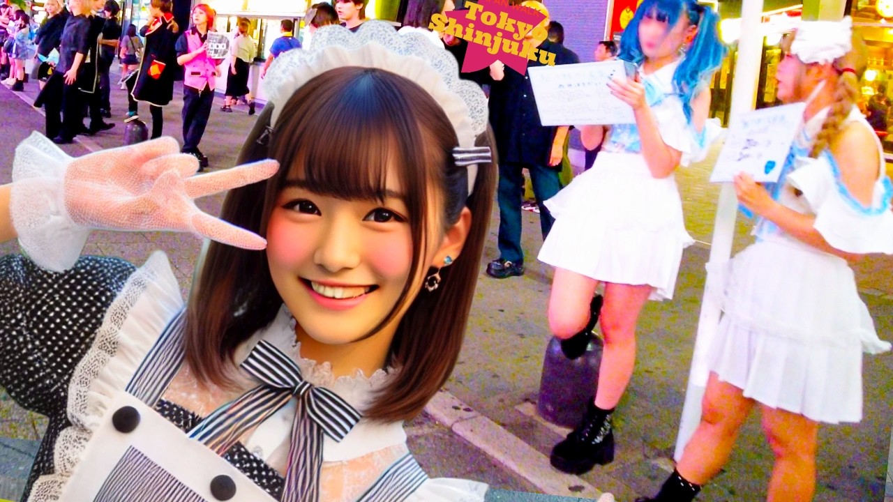 Tokyo Shinjuku 👍 Angel Town 💖 4K Nonstop 1 Hour