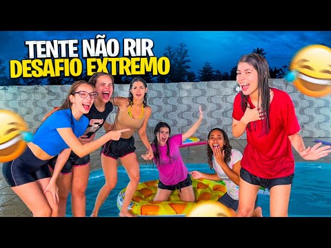 SE RIR CAI NA PISCINA! - IMPOSSÍVEL !!!!