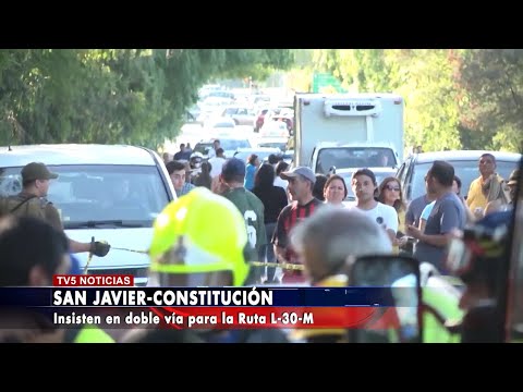 INSISTEN EN PROYECTO DOBLE VÍA SAN JAVIER CONSTITUCIÓN