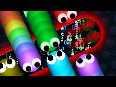 HACKER SNAKE BOOSTS THROUGH OTHER SNAKES IN SLITHER.IO!! | Slither.io trolling and funny moments