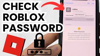 How to Check Password on Roblox