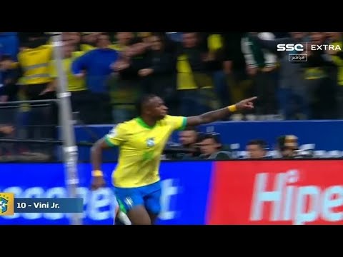 GOAL⚽ Vinicius junior💥 Assisted by Matheus Cunha🎯|Brazil🇧🇷 vs Paraguay🇵🇾| WCQ South America |4k60fps