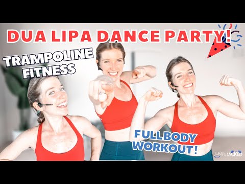 15 Minute Dua Lipa Dance Party Workout - Full body trampoline fitness
