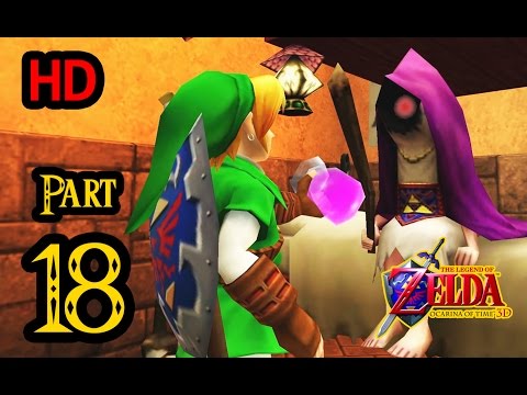 Zelda Ocarina of Time 3D 100% Walkthrough 1080p HD Part 18 - Big Poe Locations - 4th Bottle