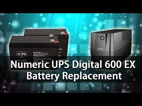 Numeric UPS Digital 600 EX Battery Replacement