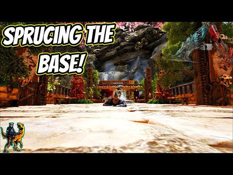 CHANGING THE BASE AROUND AND ADDING TREES TO EVERYTHING!! || Ark Modded Ep 24!