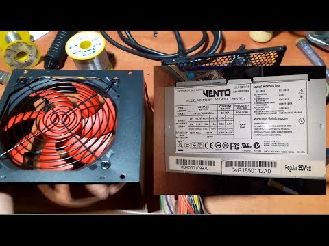 ASUS VENTO 400W 8CM lik FANLI POWER SUPPLY-NASIL 12CM lik FANLI GÜÇ KAYNAĞI OLUR?