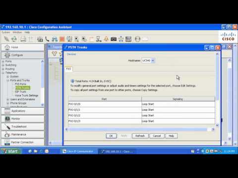 CCA 3.0: Detailed FXO (analog) trunk settings