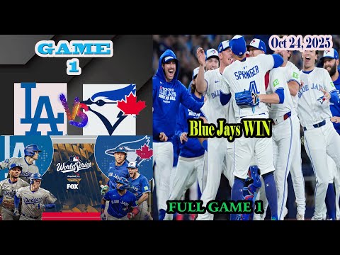 Los Angeles Dodgers vs Toronto Blue Jays World Series FULL  Game 1 Highlights -MLB 24/10/2025