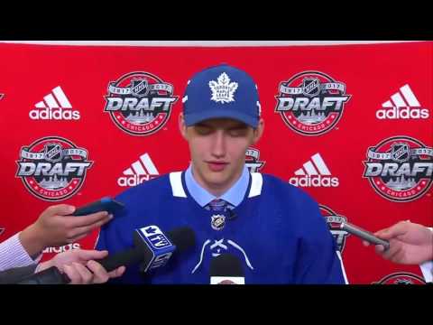 2017 NHL Draft: Fedor Gordeev Scrum - June 24, 2017