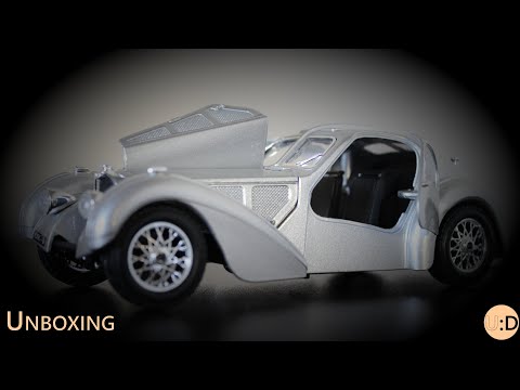BBURAGO automodelis 1/24 Bugatti Atlantic, 18-22092 video