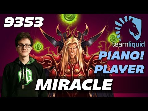 Miracle Invoker PIANO PLAYER! | 9353 MMR Dota 2